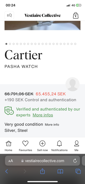 Cartier Pasha 3410