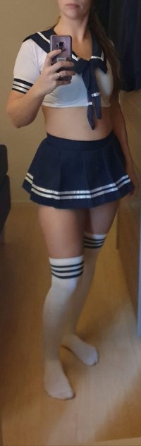 Japansk sailor/schoolgirl kostym