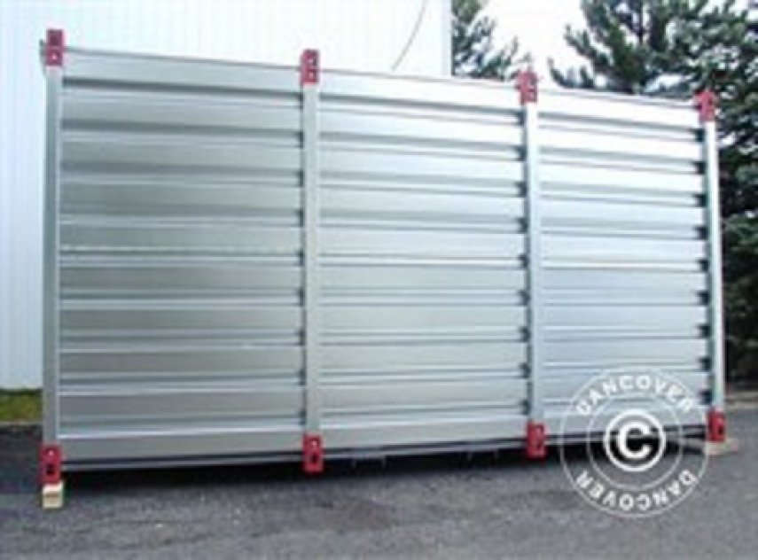 Containerförråd i stål  3 x 2,2 x 2,2 m