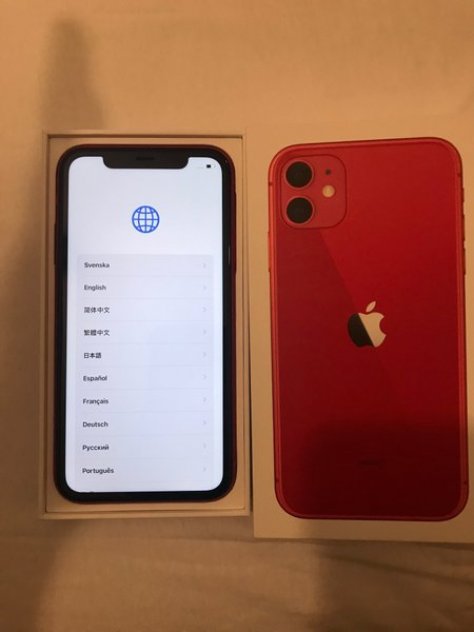 Iphone 11 röd Ny