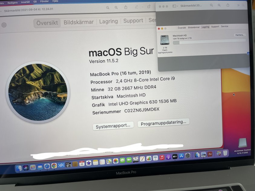 16 tums MacBook Pro - rymdgrå