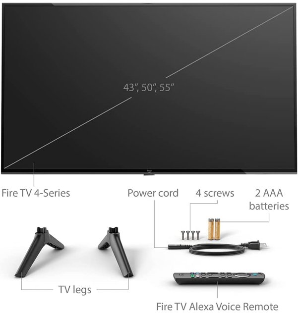 TV 50" 4-serien 4K UHD Smart TV