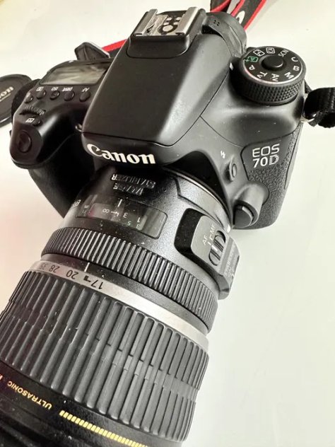 Canon EOS 70D + 17-55, 2.8 + objektiv