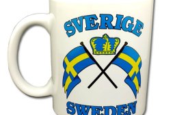 Mugg - Sverigeflaggor