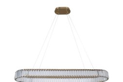 LAMPA RING OVAL 100cm GULD