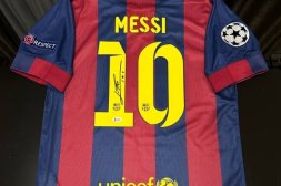 Lionel Messi Jersey Handsignerad