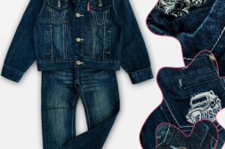 Jeans set för pojke, jacka och byxor